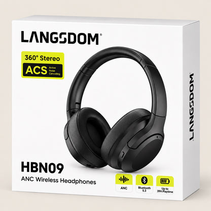 Headphones - אוזניות בלוטות׳ עם סינון רעשים אקטיבי