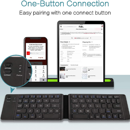 Folding Keyboard – מקלדת מתקפלת אלחוטית אוניברסלית